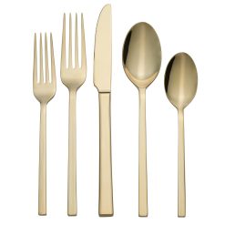Lenox Premium Allay Champagne 20-Piece Flatware Set