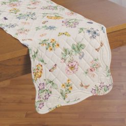 Lenox Premium Butterfly Meadow Quilted 14x70 Table Runner