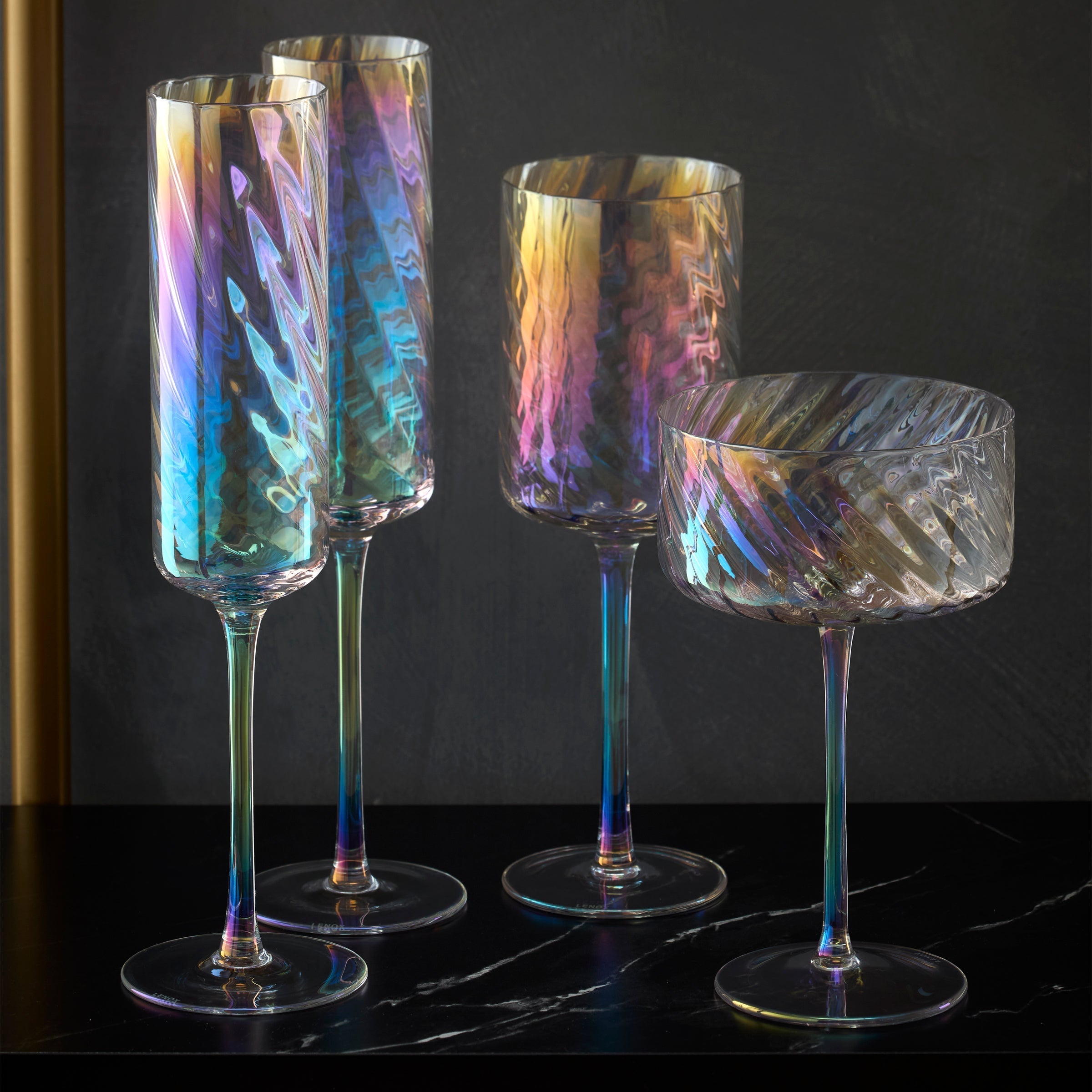 Lenox Premium Tuscany Classics Iridescent White Wine Glasses, Set of 4 - Image 7
