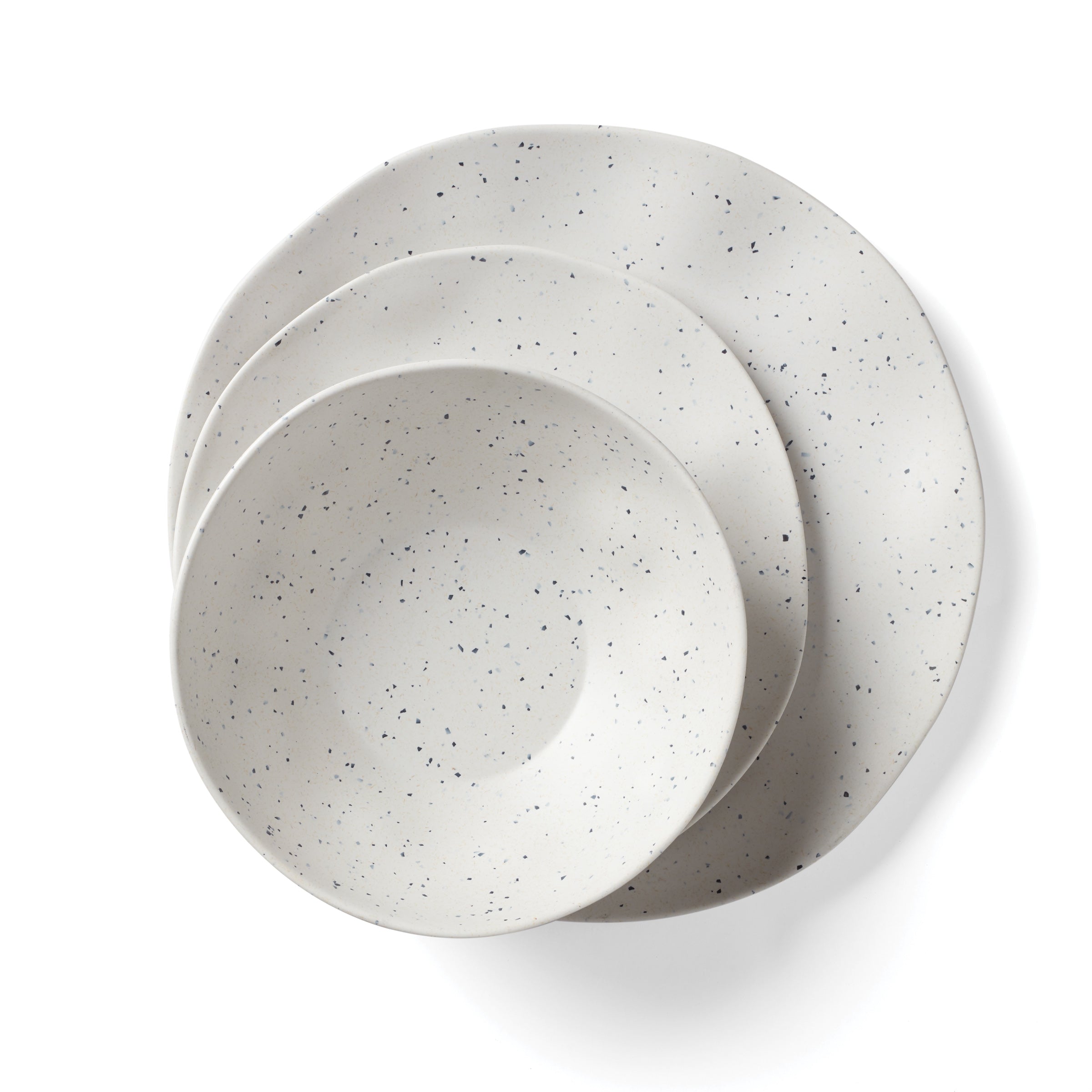 Lenox Premium Terrazzo Melamine Cream 12-Piece Dinnerware Set - Image 15