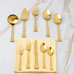 Alternative view of Lenox Premium Portola Gold Satin 5-Piece Hostess Set