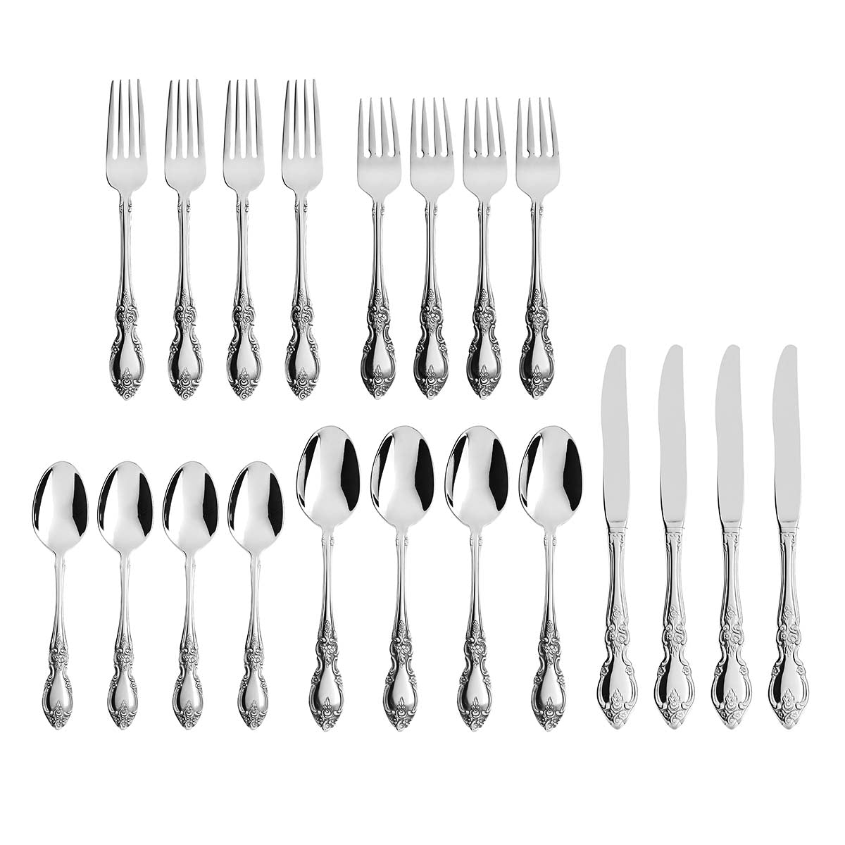 Lenox Premium Louisiana 20-Piece Flatware Set - Image 3