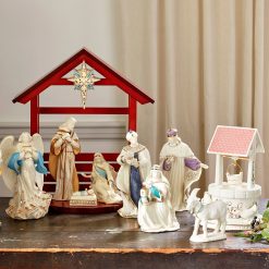 Alternative view of Lenox Premium First Blessing Nativity Goat Figurine