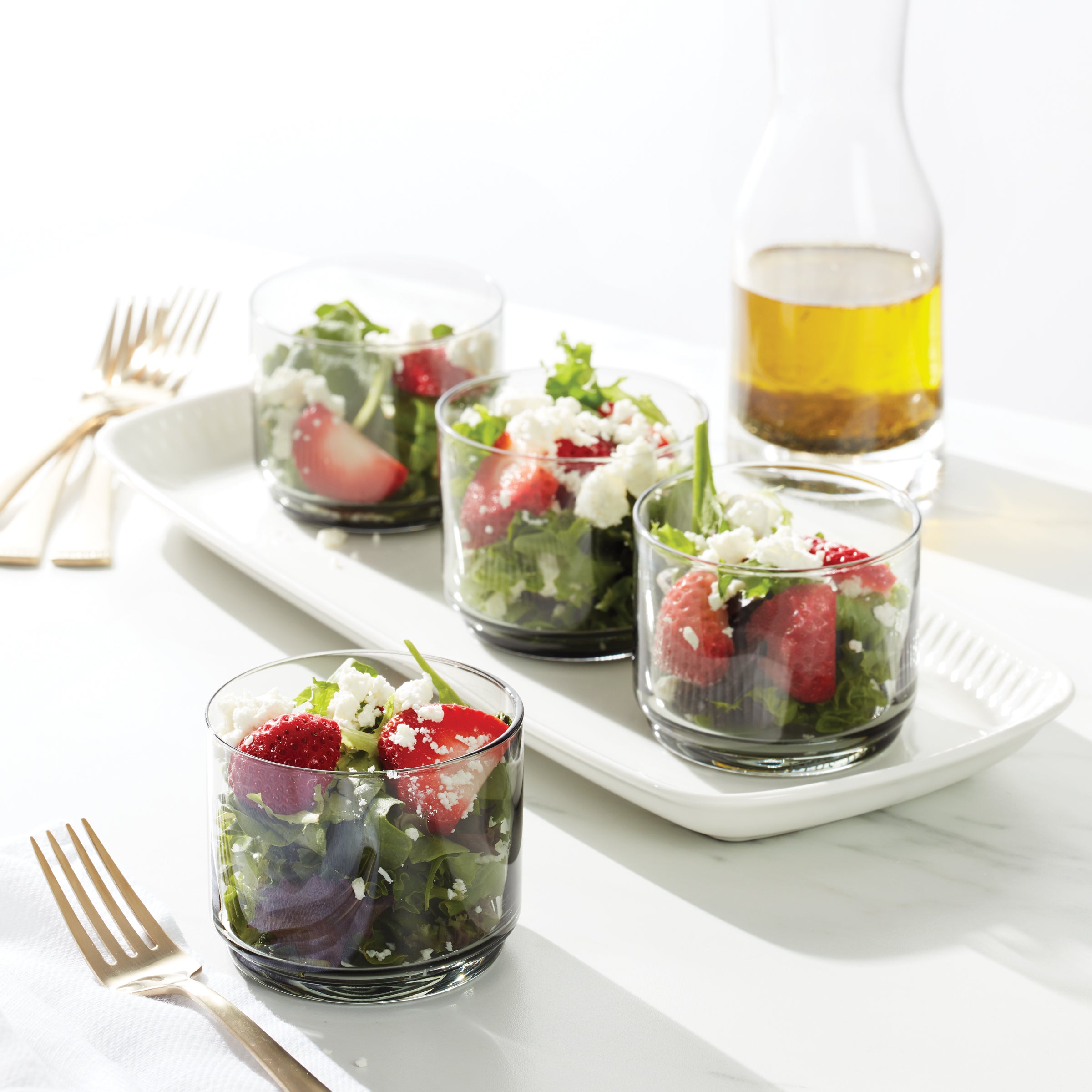 Lenox Premium Tuscany Classics Stackable Smoke Short Glasses, Set of 4 - Image 3