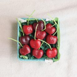 Alternative view of Lenox Premium Dark Red Cherry Beeswax Birthday Candles