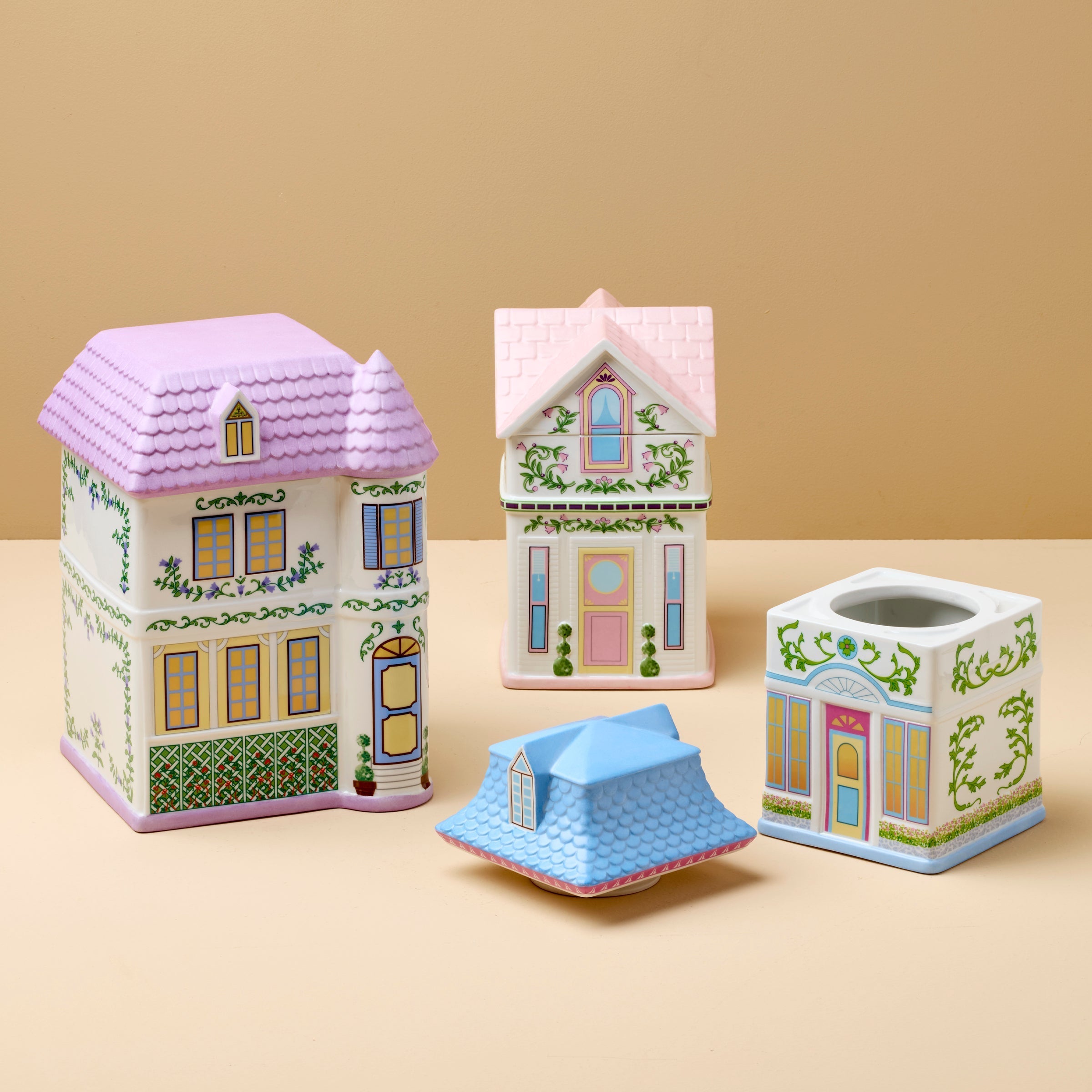Lenox Premium Lenox Spice Village House Canisters, Set of 3 - Image 3