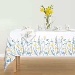 Lenox Premium Wildflowers Border 60x84 Tablecloth