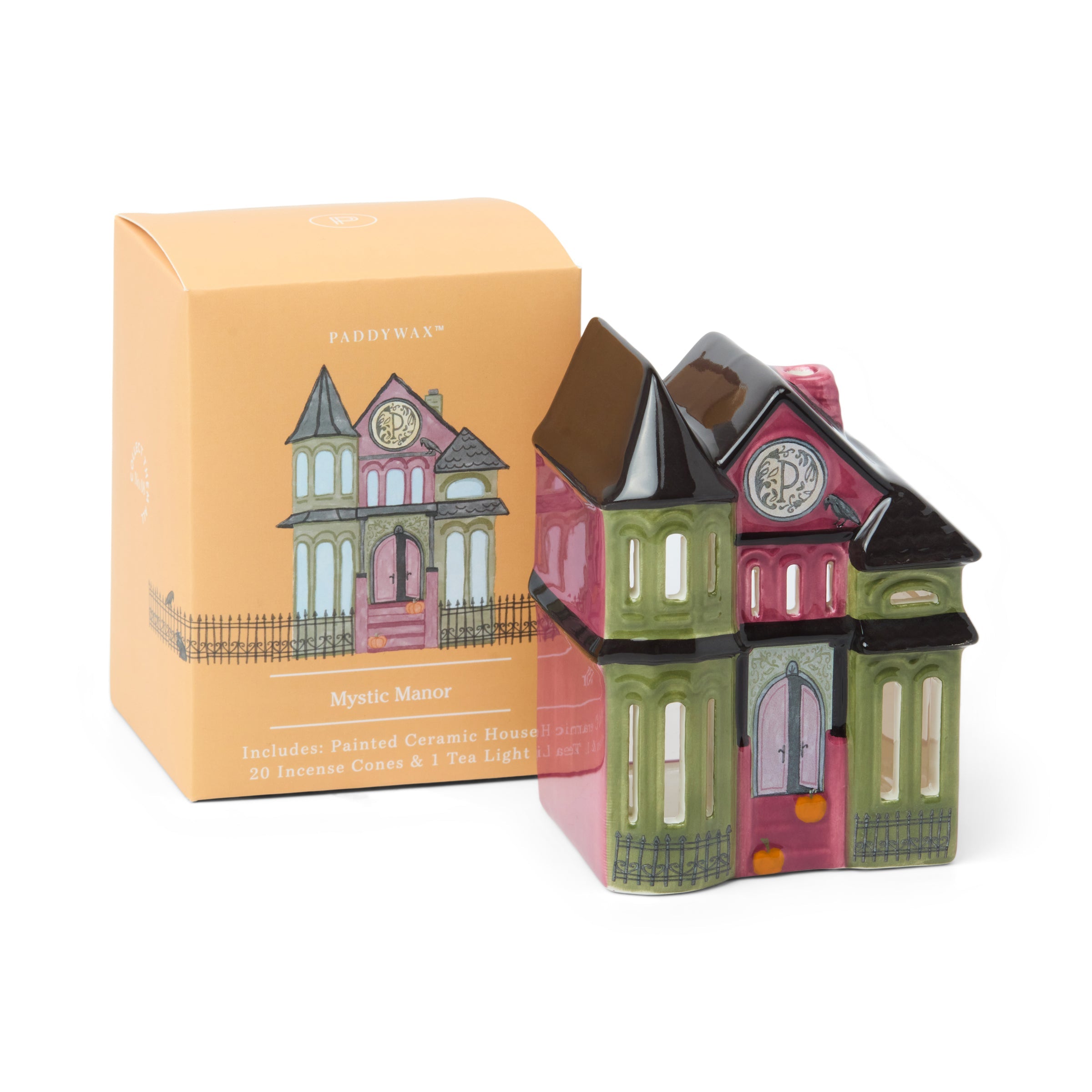 Lenox Premium Mystic Manor Incense & Tea Light Holder