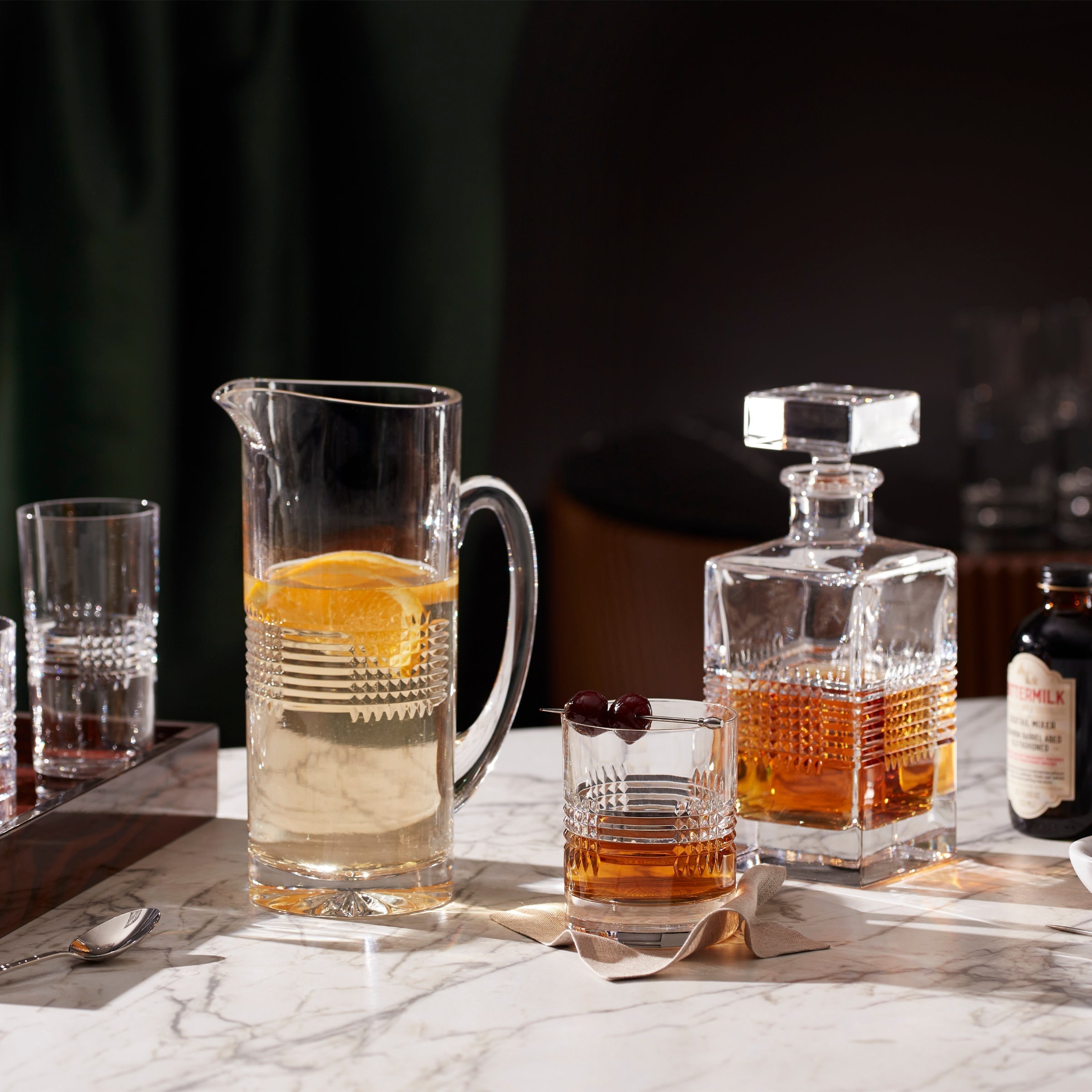Lenox Premium Sloane Crystal Decanter - Image 3