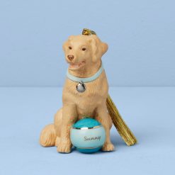Lenox Premium Personalized Golden Retriever Ornament