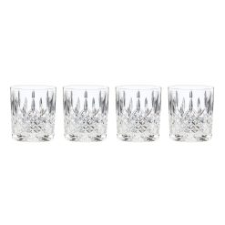 Lenox Premium Hamilton Crystal Double Old Fashion Glasses, Set of 4