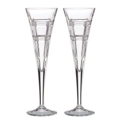 Lenox Premium Hudson Crystal Toasting Flutes, Set of 2