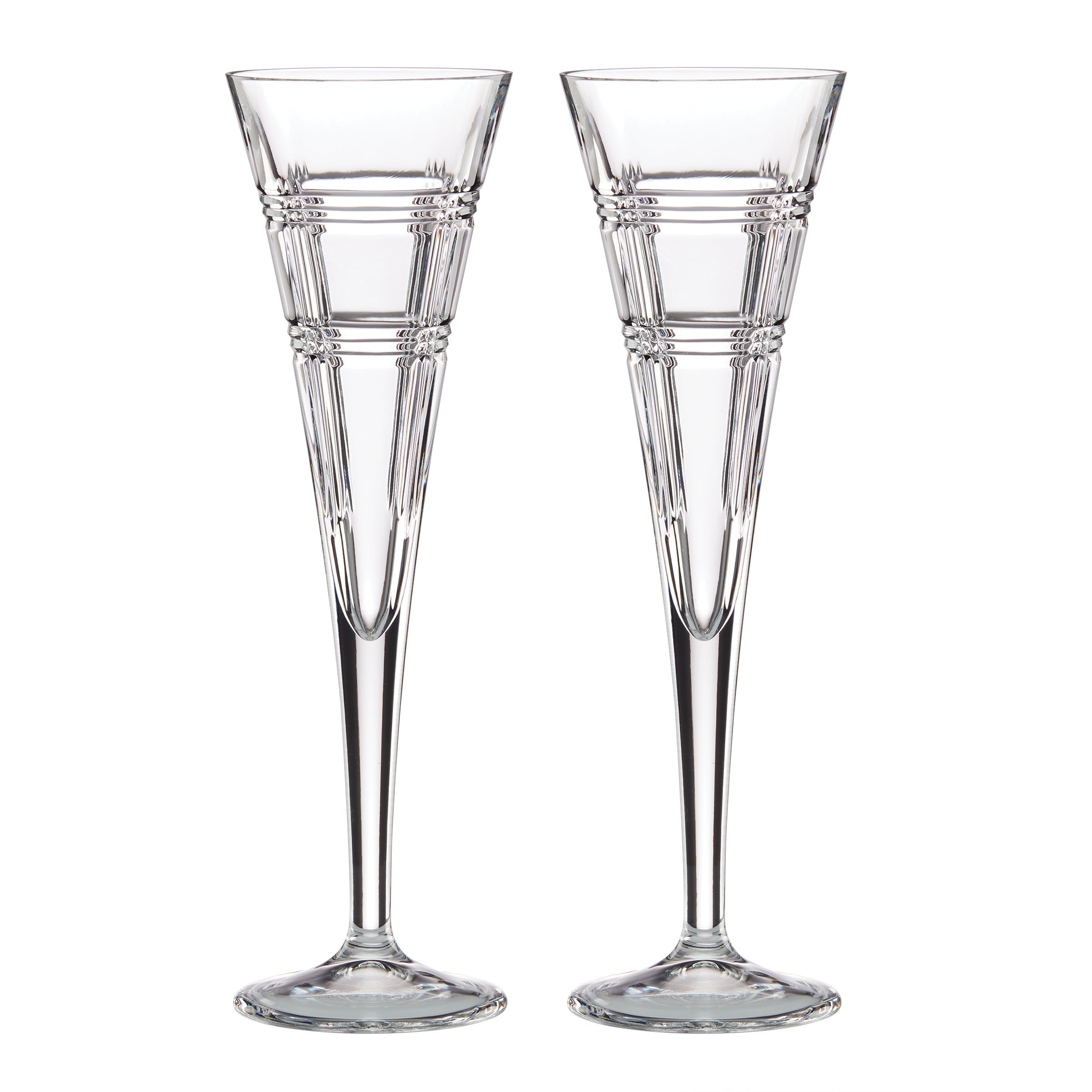 Lenox Premium Hudson Crystal Toasting Flutes, Set of 2