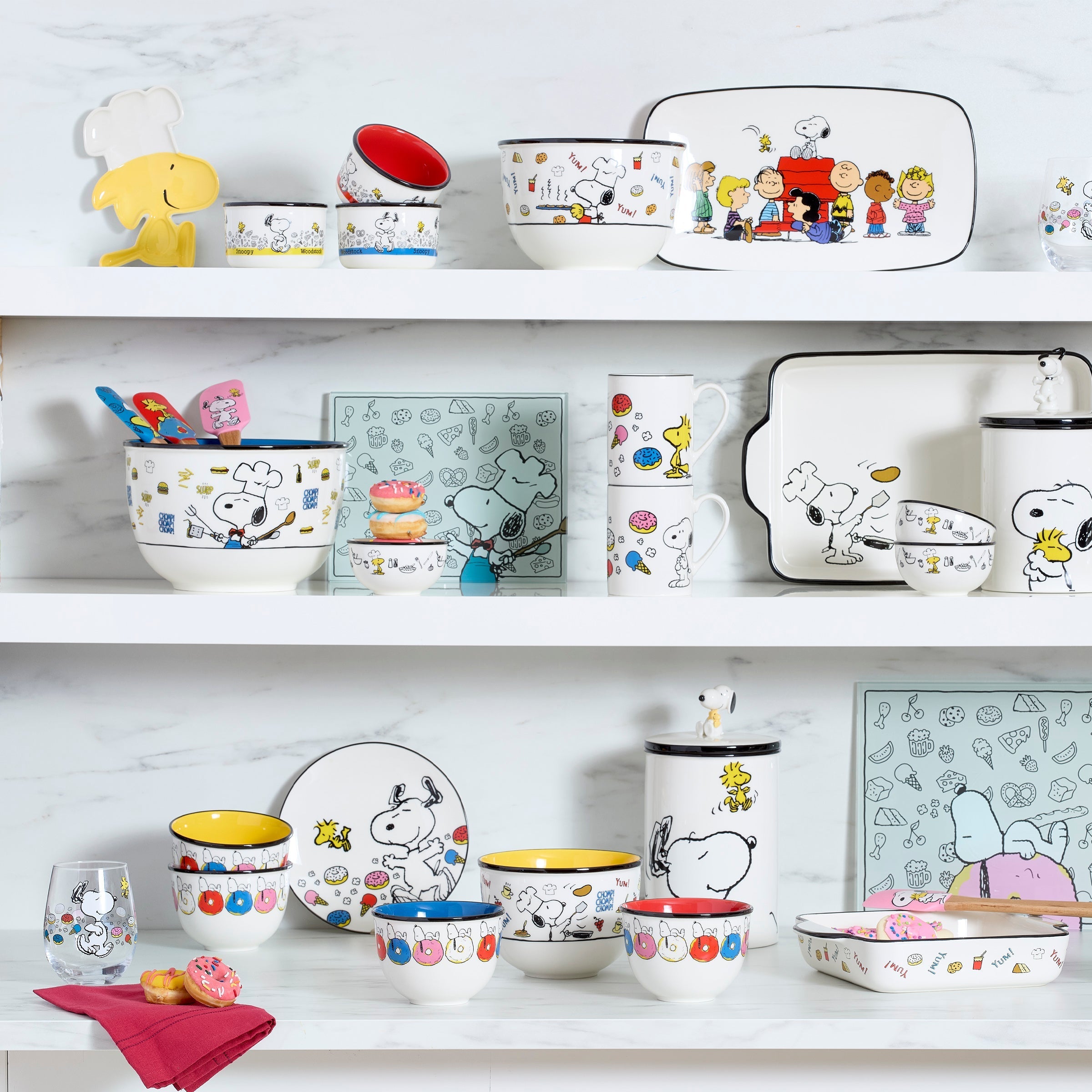 Lenox Premium Chef Snoopy Snack Bowls, Set of 4 - Image 2