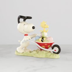 Lenox Premium Snoopy Easter Egg Delivery Figurine