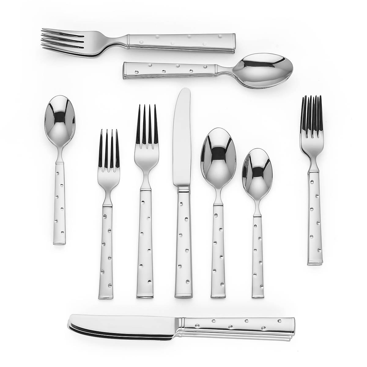 Lenox Premium Larabee Dot 20-Piece Flatware Set - Image 2