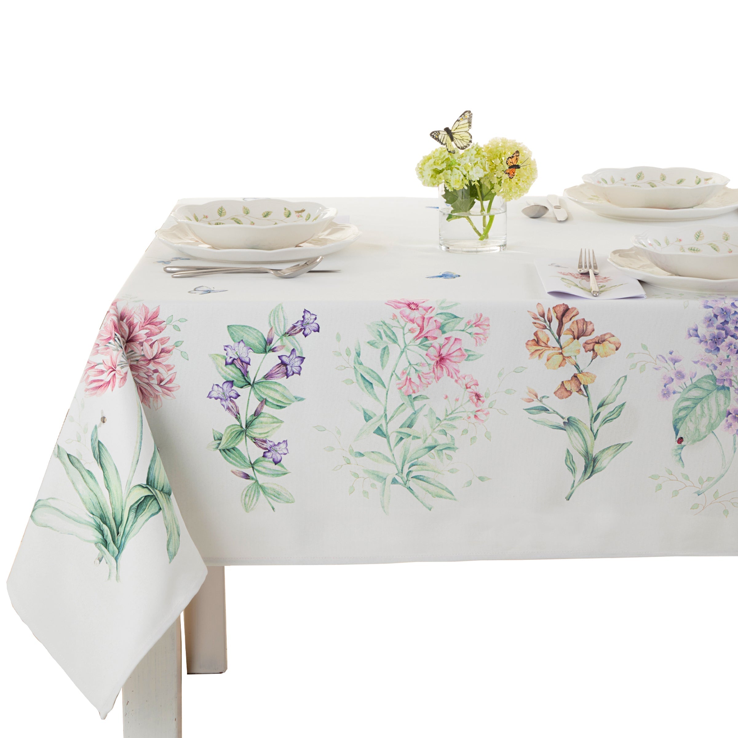 Lenox Premium Butterfly Meadow Garden 60x120 Tablecloth