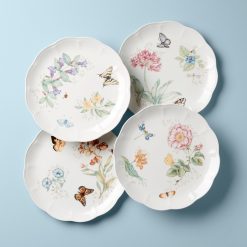 Lenox Premium Butterfly Meadow Dinner Plates, Set of 4