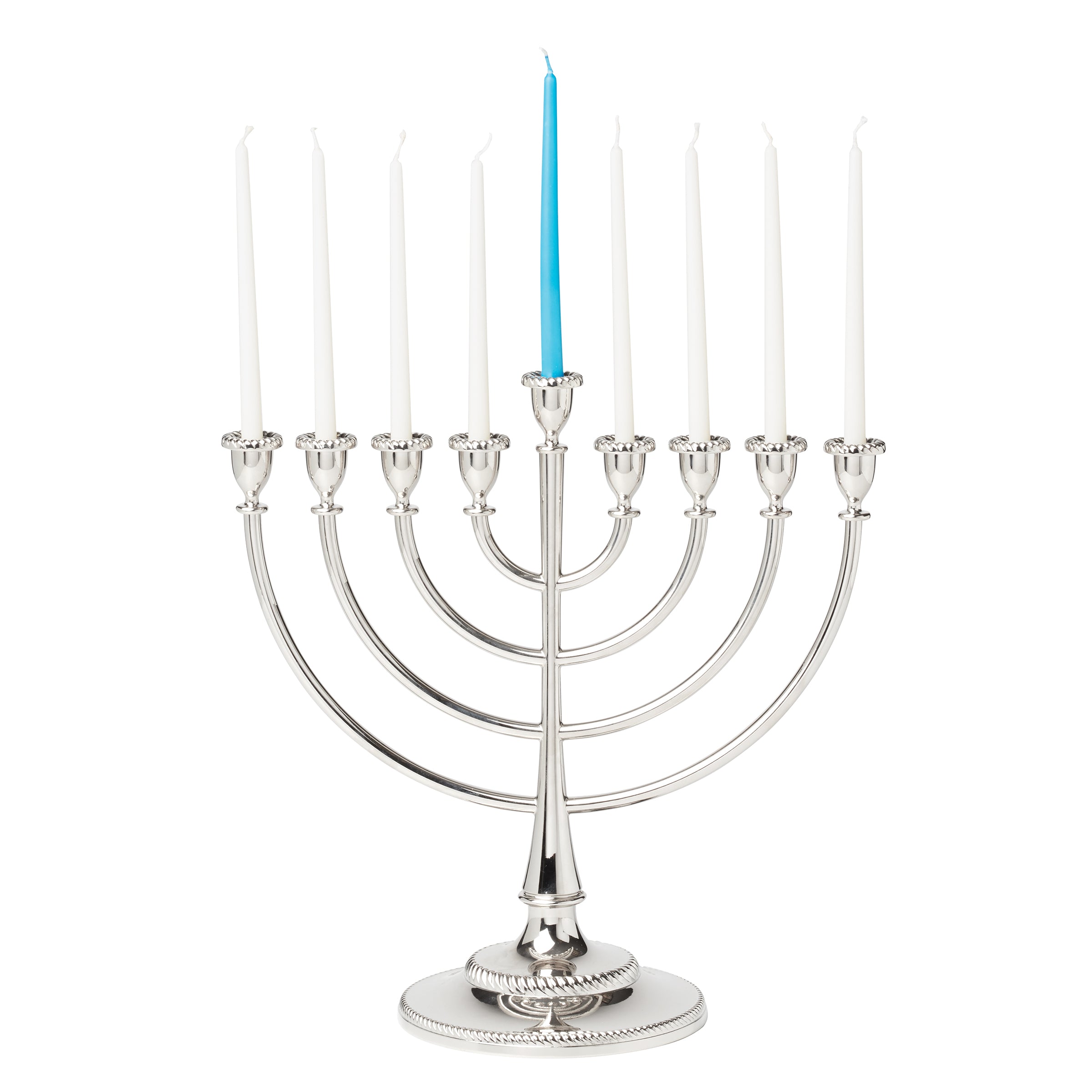 Lenox Premium Roseland Silver Menorah - Image 2