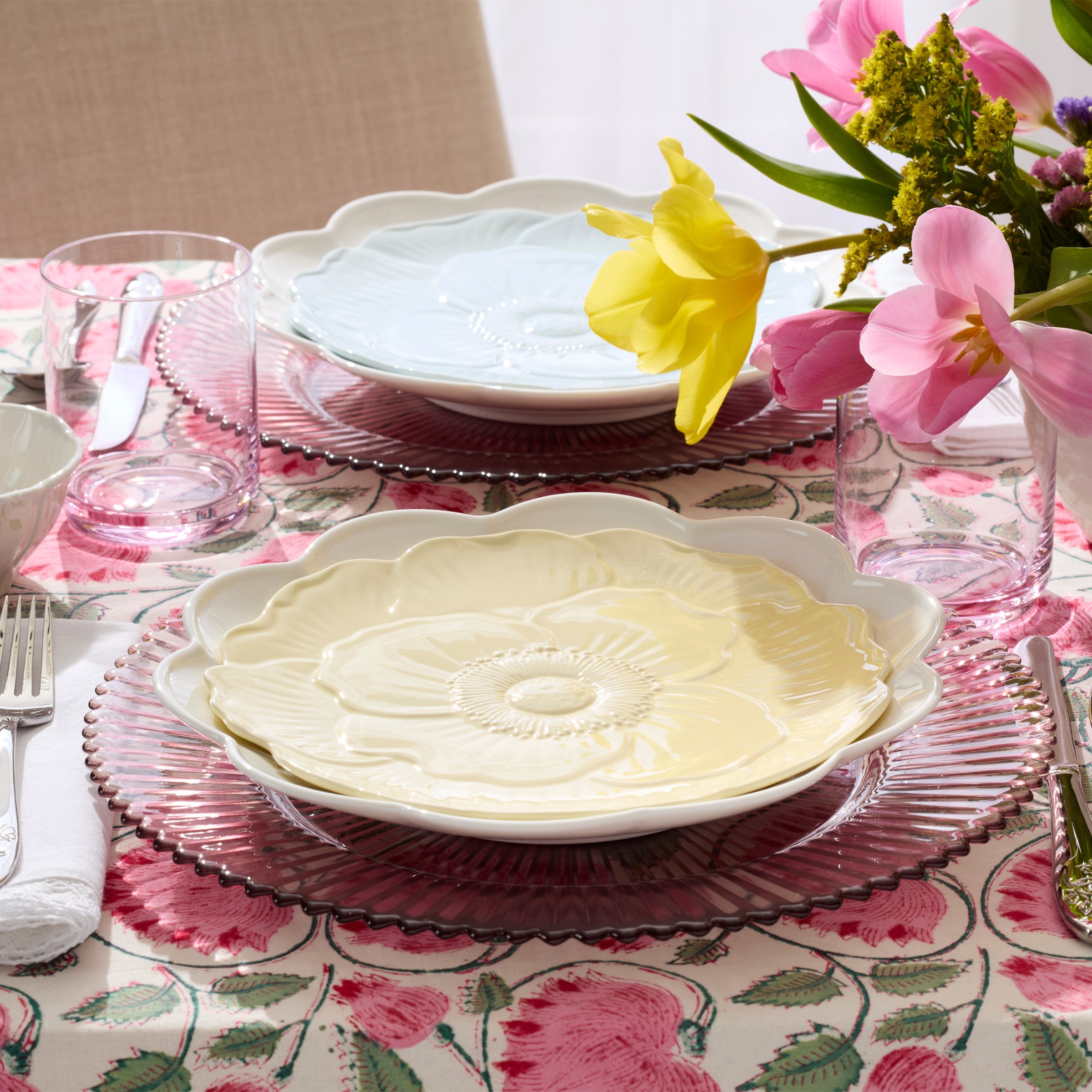Lenox Premium Butterfly Meadow Floral Yellow Accent Plates, Set of 4 - Image 7