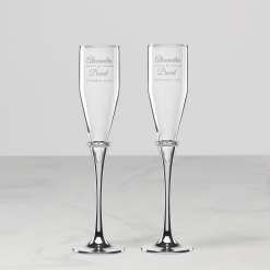 Lenox Premium Personalized Devotion Toasting Flute, Set of 2