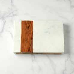 Alternative view of Lenox Premium Marble & Wood Serving Board with Cheese Server Set