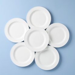 Lenox Premium Studio 1414 Rimmed Dinner Plates, Set of 6