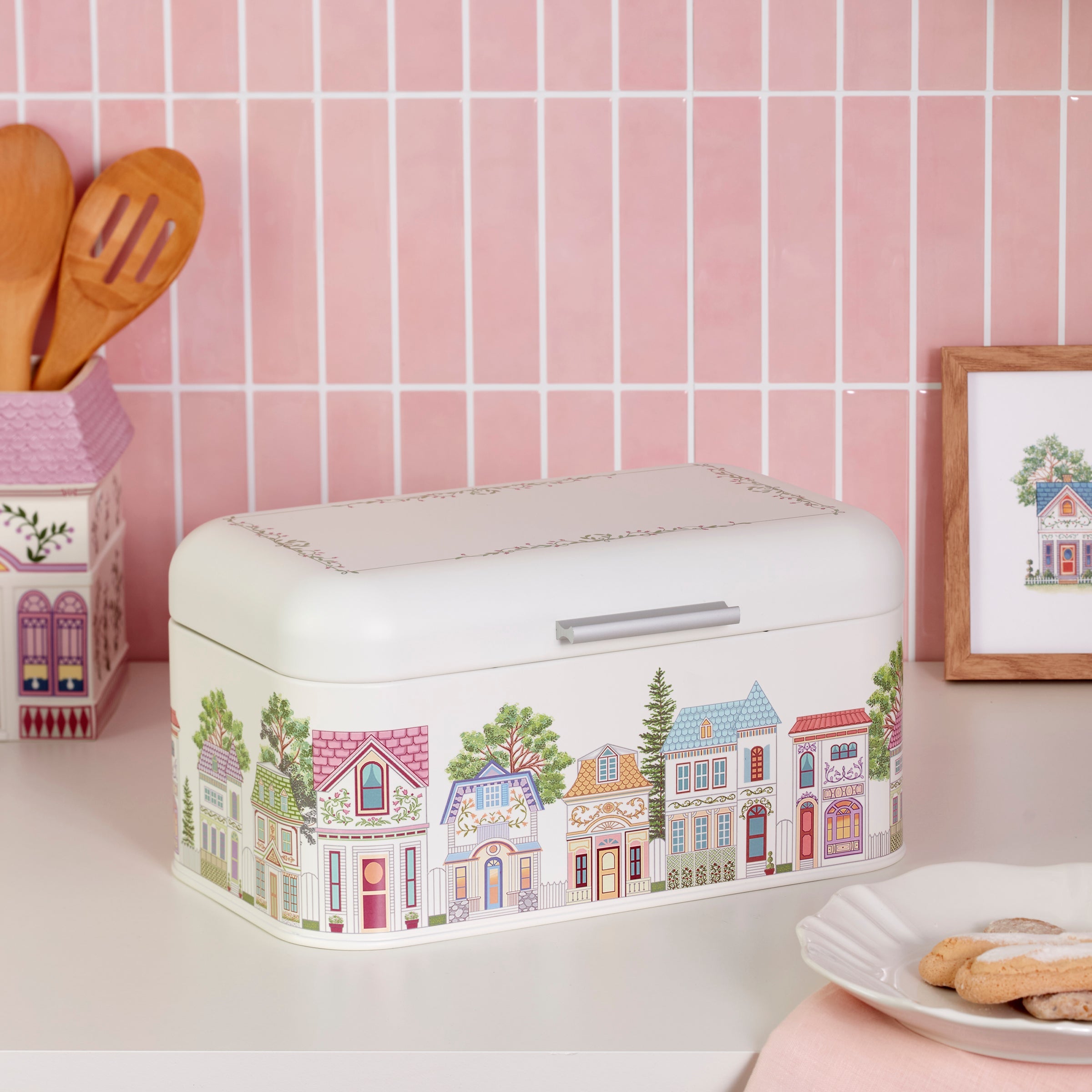 Lenox Premium Lenox Spice Village Bread Box - Image 3