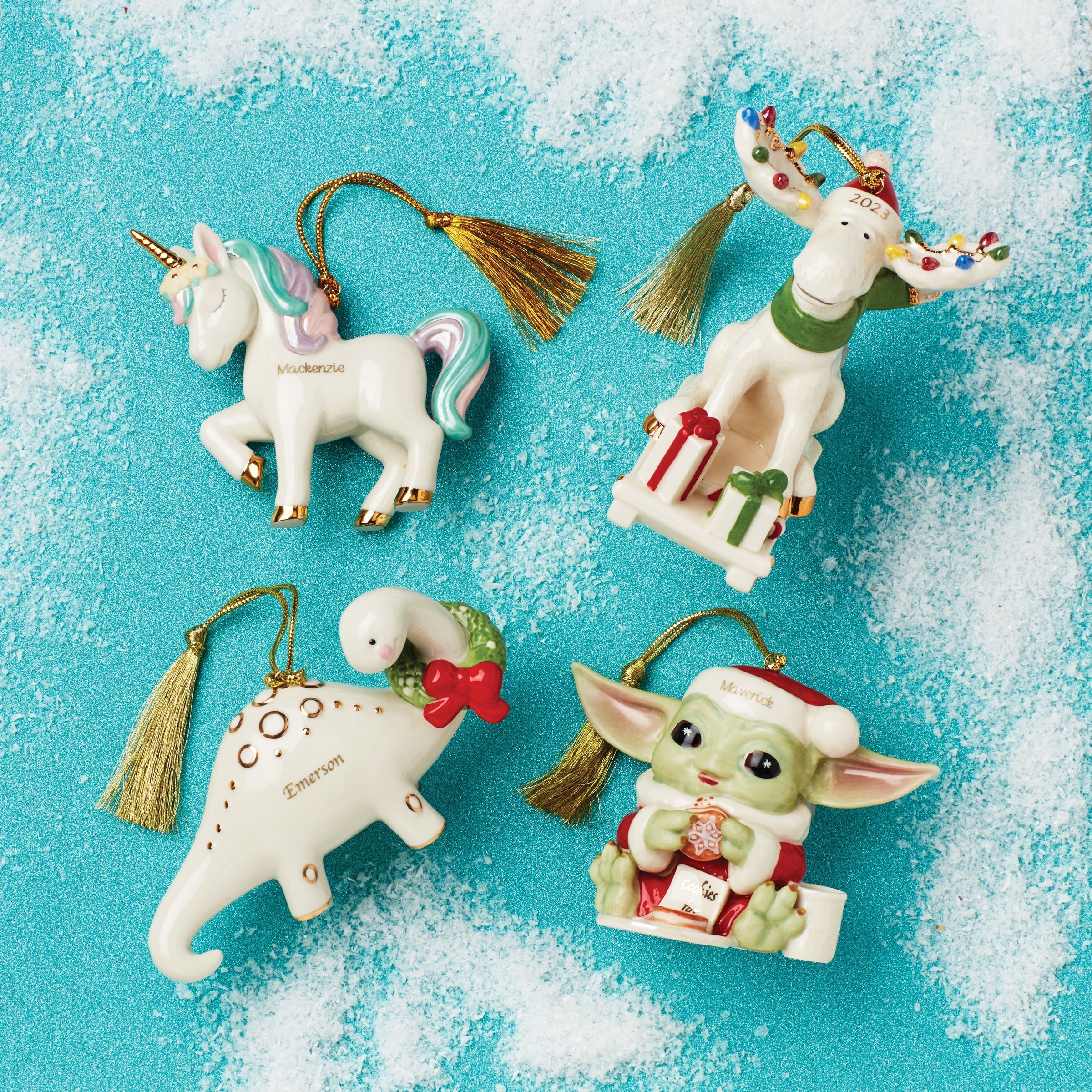 Lenox Premium Personalized Dinosaur Ornament - Image 3