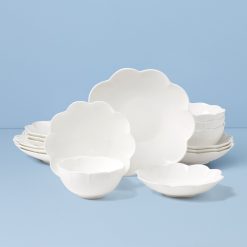 Lenox Premium Studio 1414 Scallop 16-Piece Dinnerware Set
