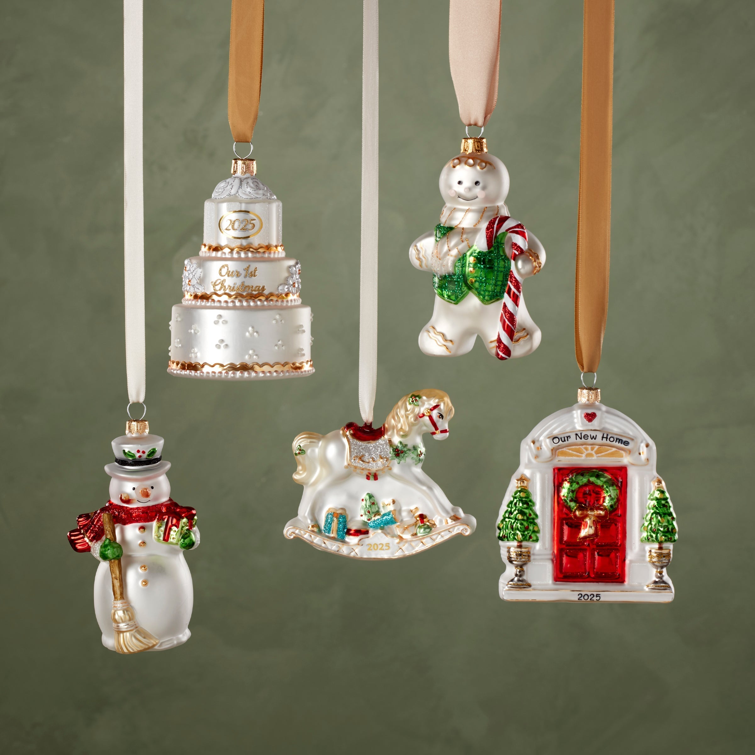 Lenox Premium Blown Glass Gingerbread Ornament - Image 4