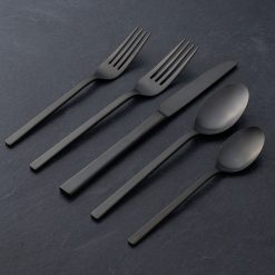 Alternative view of Lenox Premium Allay Midnight 20-Piece Flatware Set