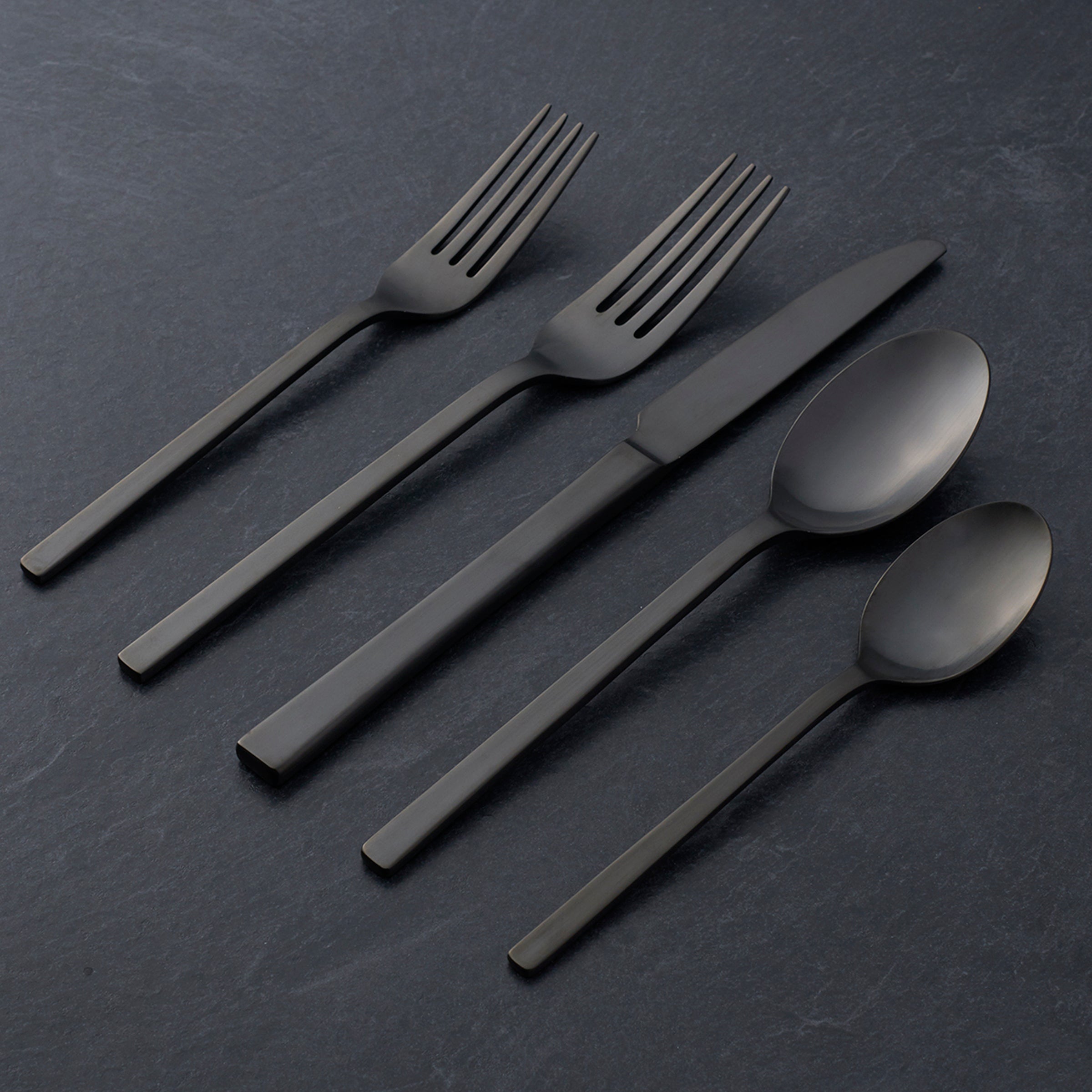 Lenox Premium Allay Midnight 20-Piece Flatware Set - Image 2