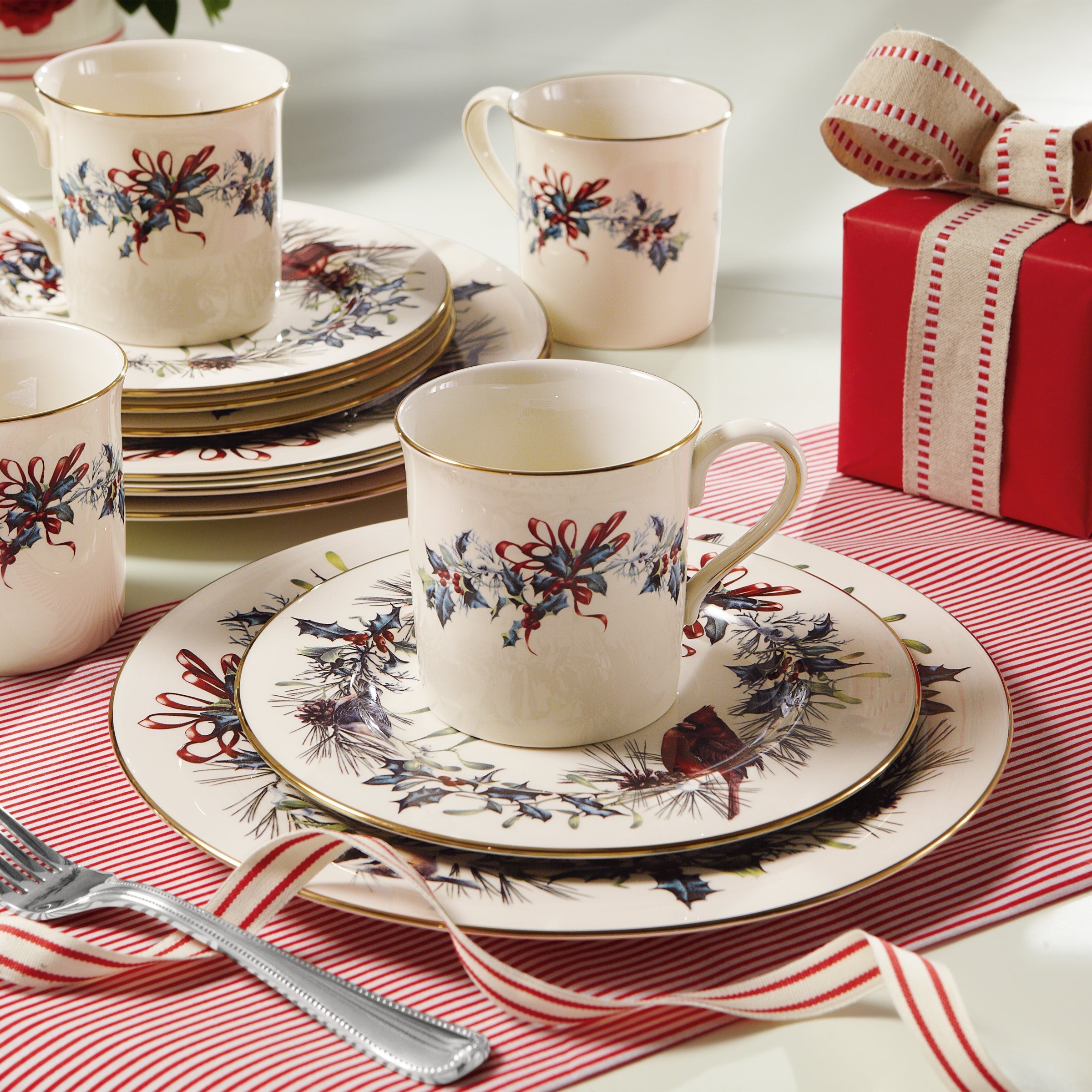 Lenox Premium Winter Greetings Salad Plates, Set of 4 - Image 6