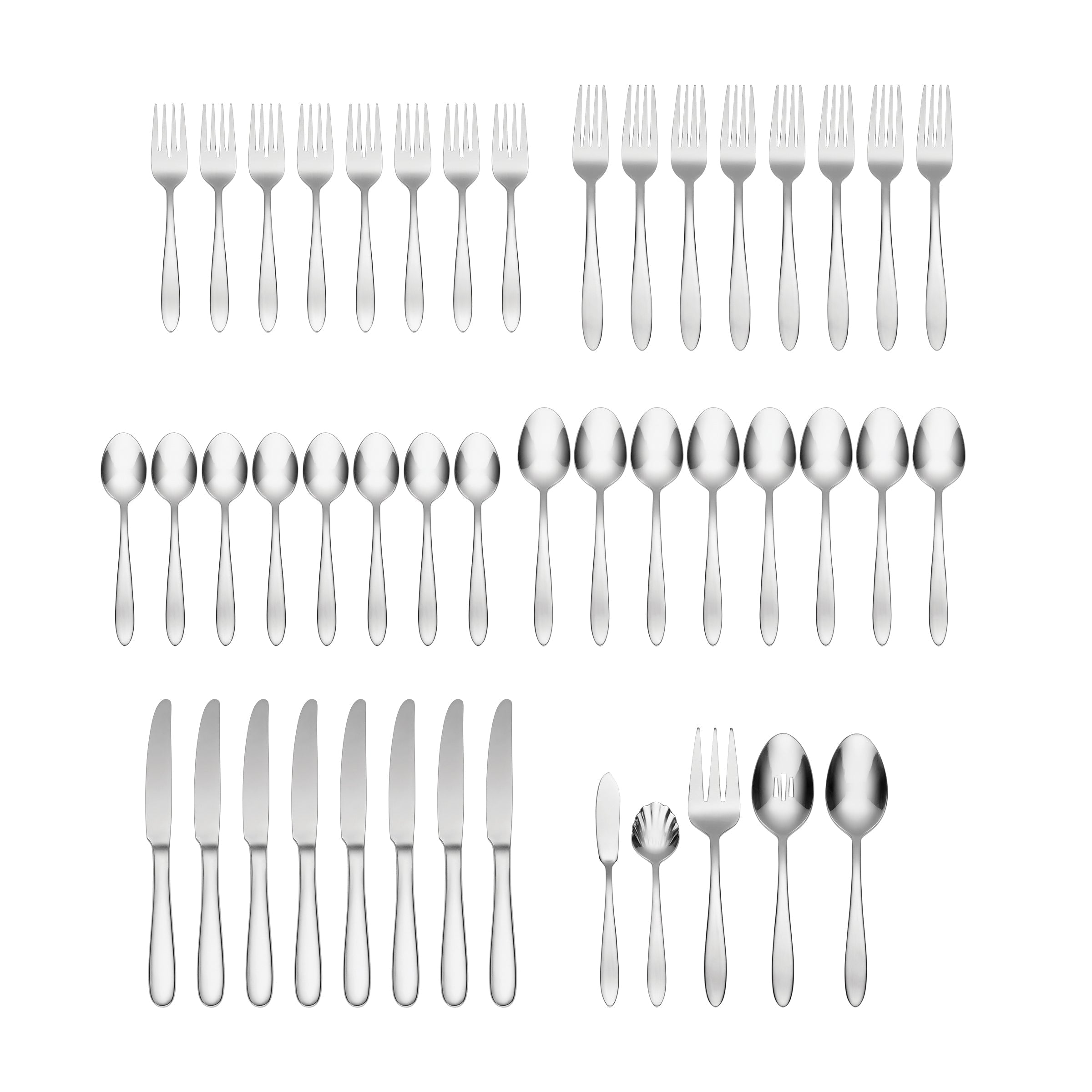 Lenox Premium Mooncrest 45-Piece Flatware Set - Image 3