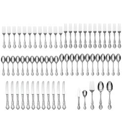 Alternative view of Lenox Premium Mandolina 65-Piece Flatware Set