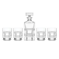 Lenox Premium Hudson Crystal 5-Piece Whiskey Set