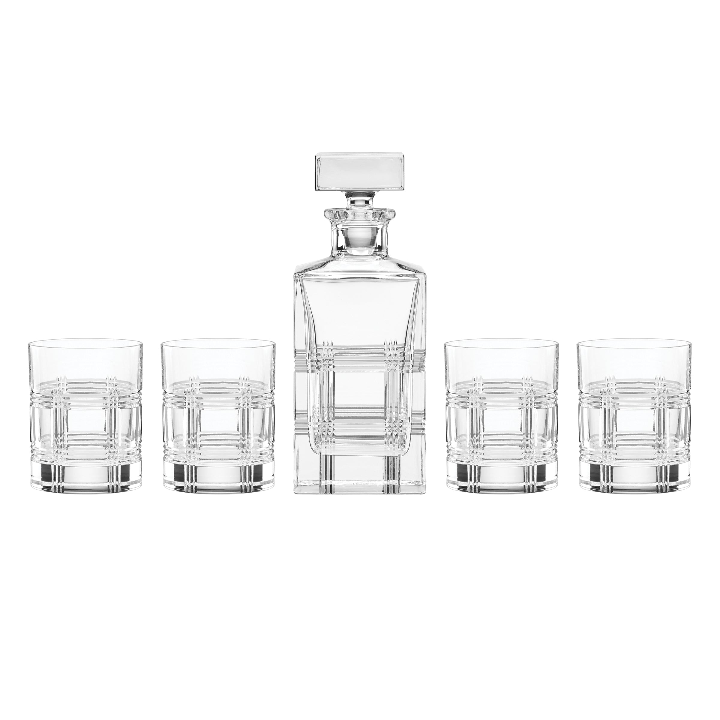 Lenox Premium Hudson Crystal 5-Piece Whiskey Set