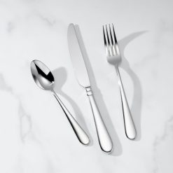 Alternative view of Lenox Premium Studio 1414 Mirror 24 Piece Flatware Set with Caddy