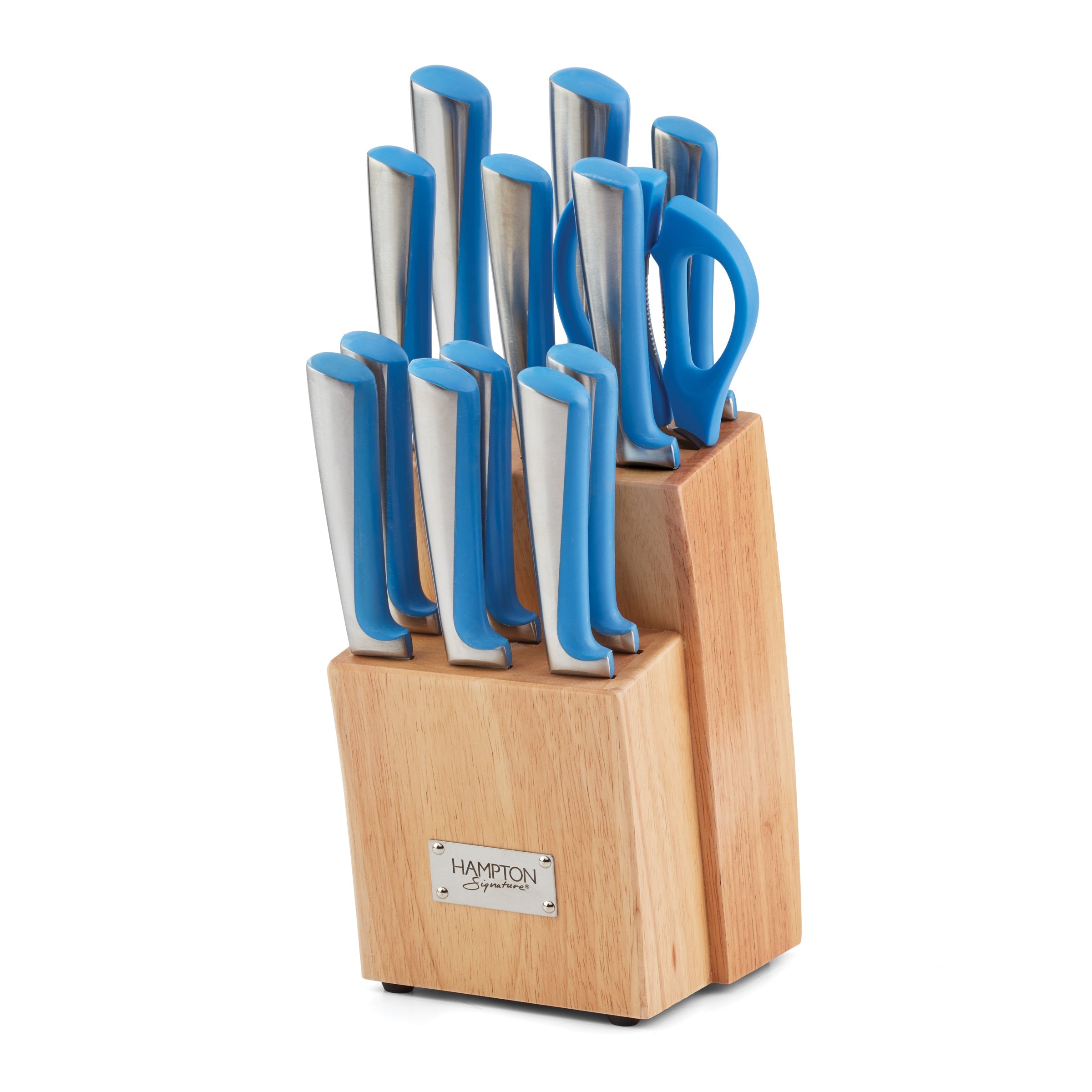 Lenox Premium Orion Blue 14-Piece Cutlery Block Set - Image 2