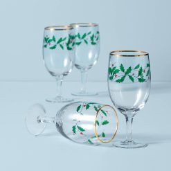 Lenox Premium Holiday Iced Beverage Glasses, Set of 4