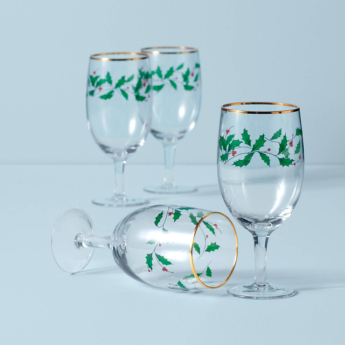 Lenox Premium Holiday Iced Beverage Glasses, Set of 4