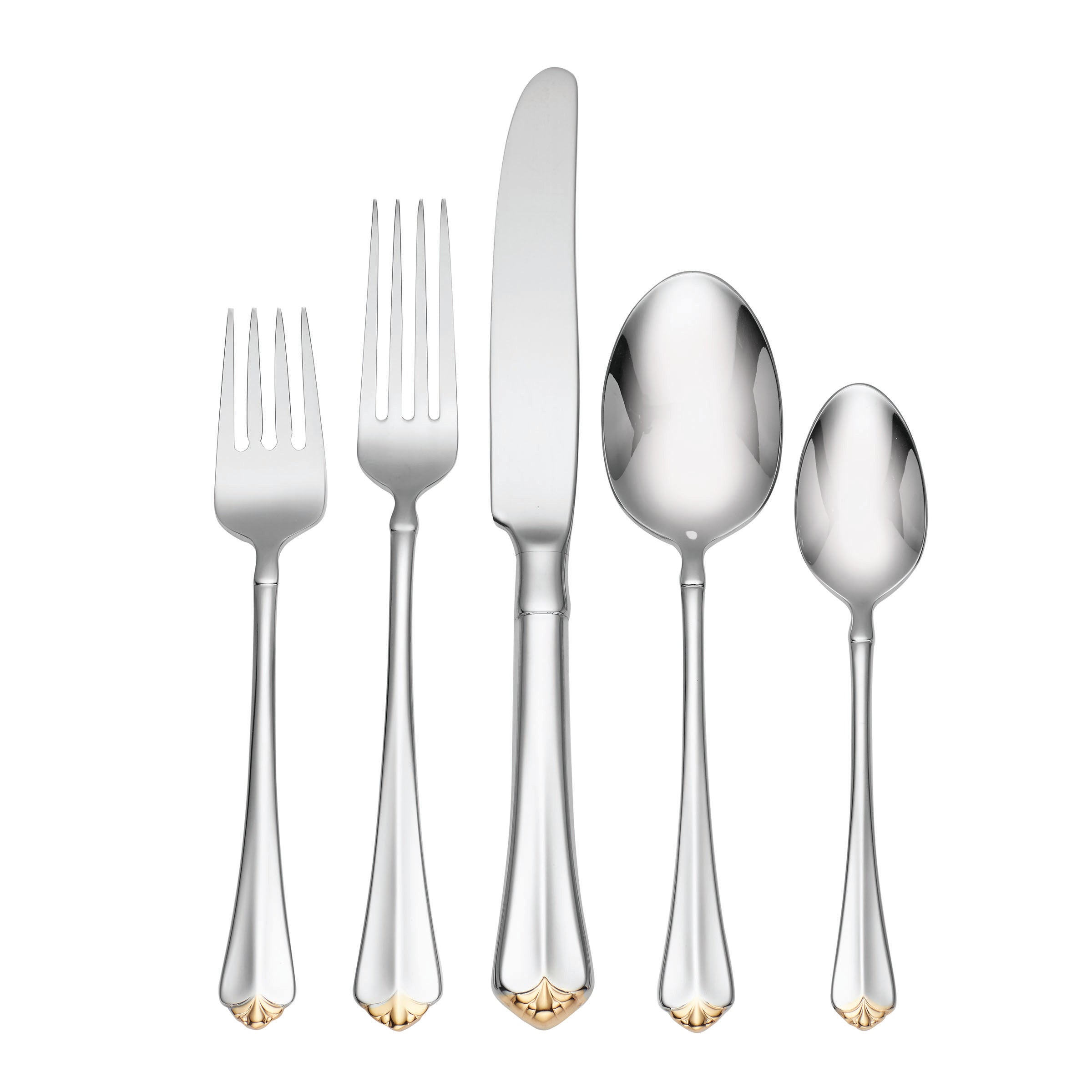 Lenox Premium Golden Juilliard 20-Piece Flatware Set