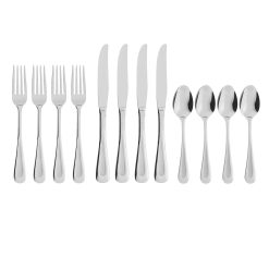 Alternative view of Lenox Premium Satin Sand Dune 12-Piece Flatware Set