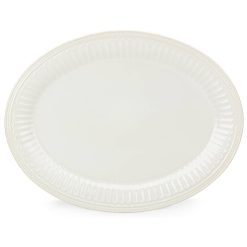 Alternative view of Lenox Premium French Perle Groove White Platter