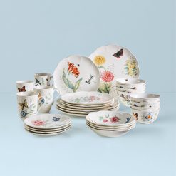 Lenox Premium Butterfly Meadow 28-Piece Dinnerware Set