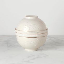 Lenox Premium French Perle Luna 8-Piece Nesting Dinnerware Set