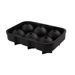 Lenox Premium Black Round Silicone Ice Mold