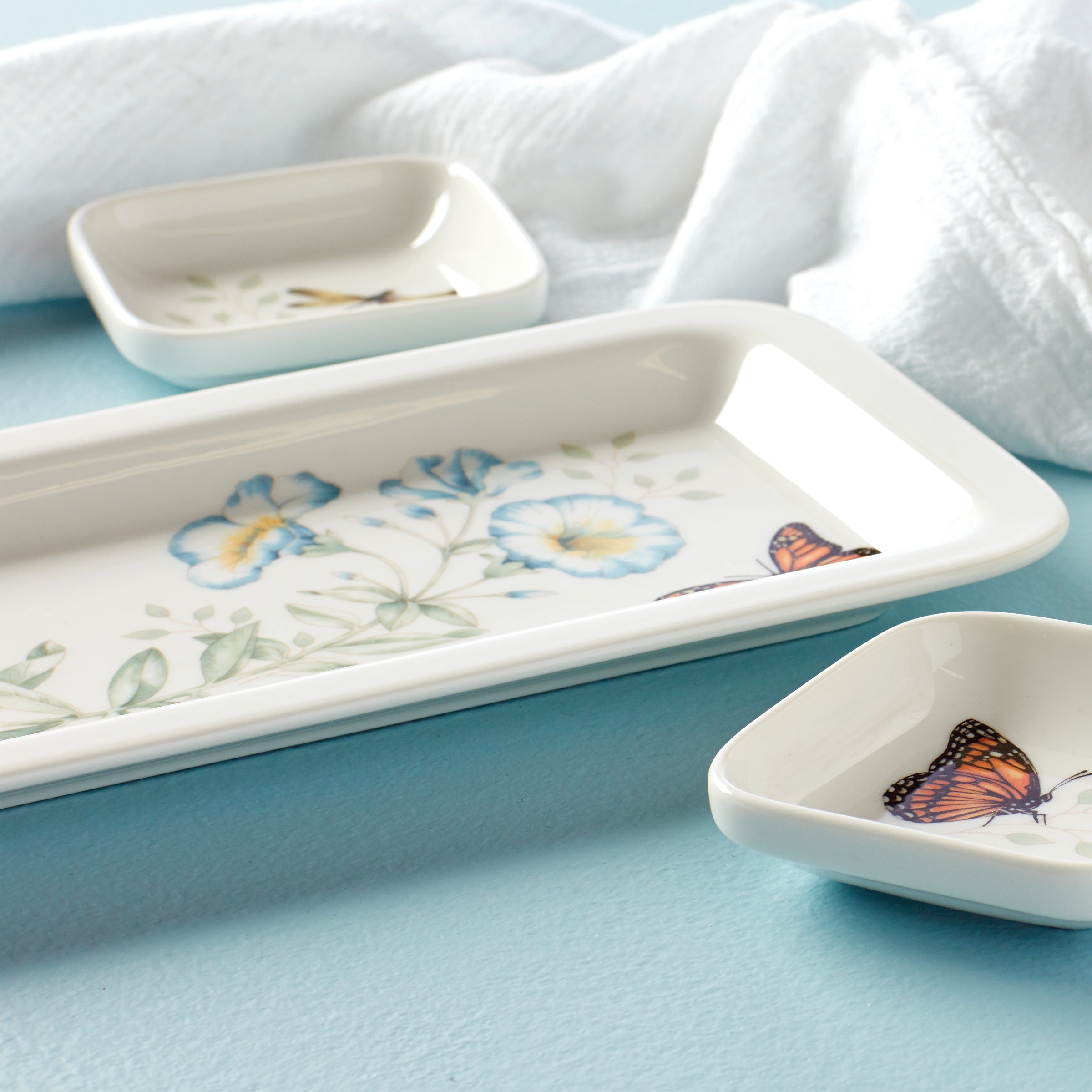 Lenox Premium Butterfly Meadow Sushi Plate & Bowls - Image 3