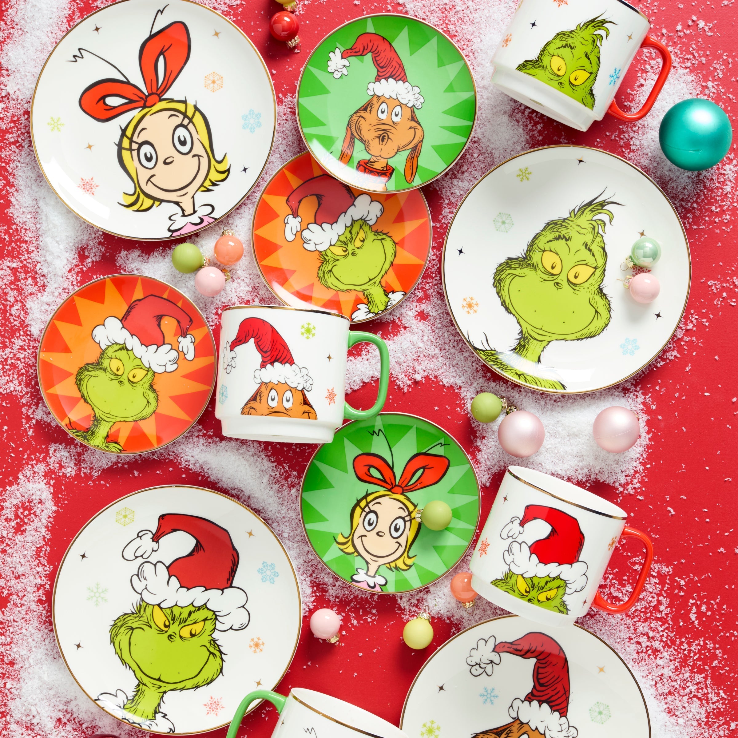 Lenox Premium Merry Grinchmas Tidbit Plates, Set of 4 - Image 3